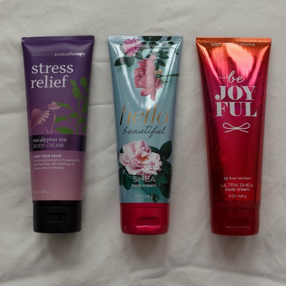 Bundle Of Three Bath And Body Works Lotions